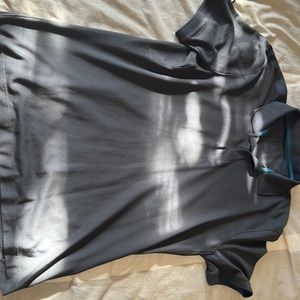 Grayish/ Blue LuluLemon collared shirt.